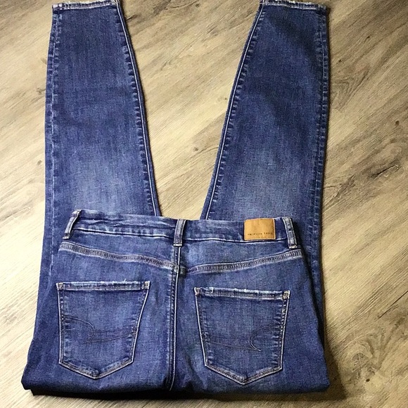 🦅Curvy High Rise Jegging American Eagle Outfitters Size 10 Jeans # 702 - Picture 3 of 11